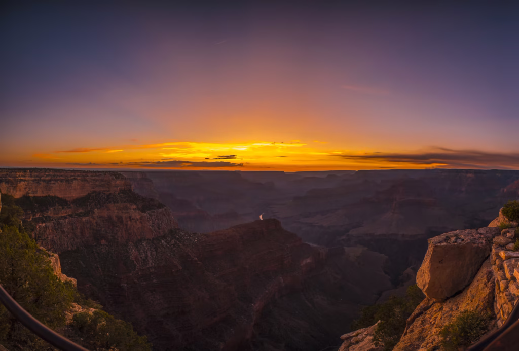 Pôr do sol no Hopi Point, Grand Canyon