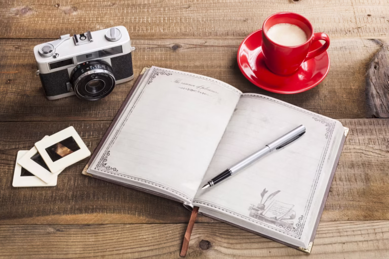 Diário e caderno de viagem